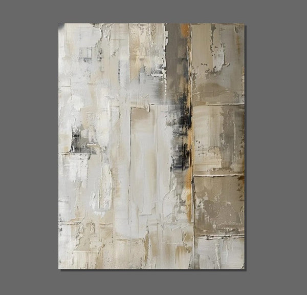 Oversized Wall Art Painting for Sale, Modern Acrylic Canvas Painting, Heavy Texture Paintings, Palette Knife Paniting, Acrylic Painting on Canvas-Silvia Home Craft