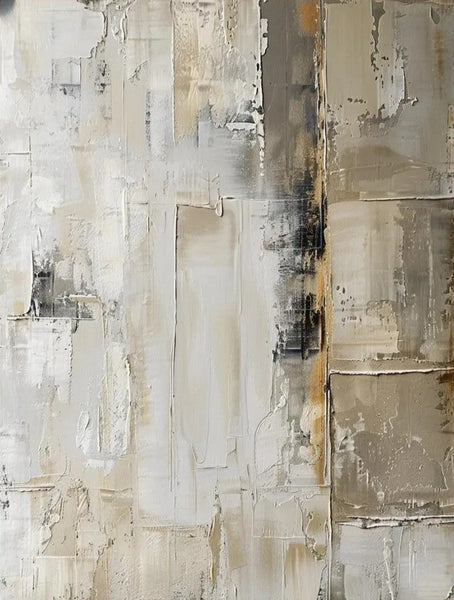 Oversized Wall Art Painting for Sale, Modern Acrylic Canvas Painting, Heavy Texture Paintings, Palette Knife Paniting, Acrylic Painting on Canvas-Silvia Home Craft