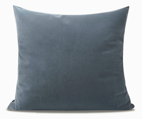 Abstract Blue Decorative Throw Pillows, Large Simple Throw Pillow for Interior Design, Geomeric Contemporary Square Modern Throw Pillows for Couch-Silvia Home Craft