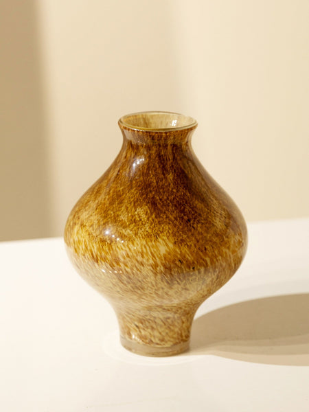 Handmade Liuli Vases, Color Glaze Vase, Contemporary Vases for Modern Home Decor, Modern Glass Bud Vases, Centerpiece Vases on Table-Silvia Home Craft