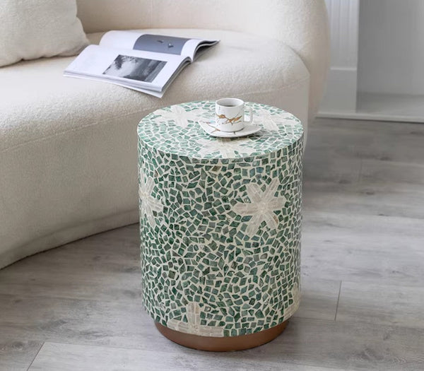 Modern Small Sofa Side Table, Unique Small End Table, Creative Coffee Table, Contemporary Round Side Table, Portable Casual Side Table