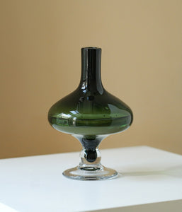 Decorative Glass Vase, Mid Century Glass Vases, Handmade Modern