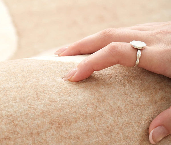 Abstract Modern Rugs for Living Room, Contemporary Modern Rugs Next to Bed, Geometric Modern Rugs under Dining Room Table, Brown Modern Carpets for Office-Silvia Home Craft