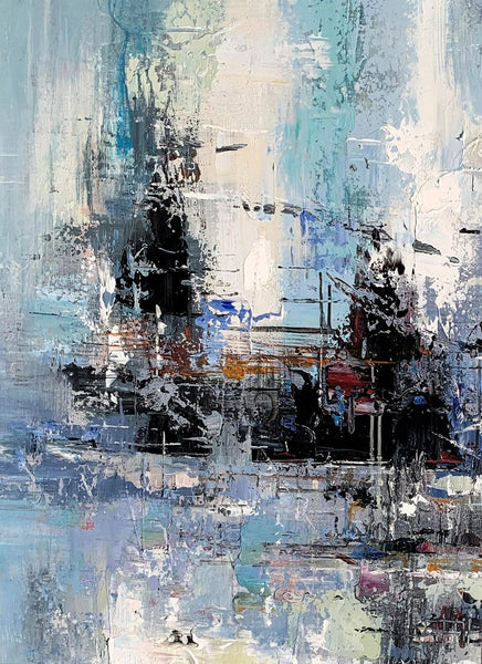 Large Paintings for Dining Room, Acrylic Painting on Canvas, Simple Abstract Art, Wall Art Paintings for Bedroom, Simple Modern Art Paintings-Silvia Home Craft