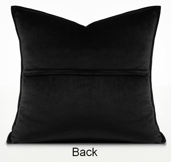 Red Heart Shape Modern Pillows for Couch, Decorative Pillow Covers, Abstract Decorative Throw Pillows for Living Room, Large Modern Sofa Pillow Cases-Silvia Home Craft