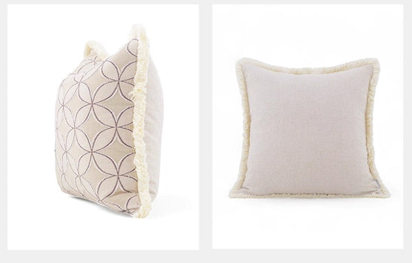 Large Square Pillows, Modern Throw Pillows, Modern Sofa Pillows, Decorative Throw Pillow for Couch, Decorative Throw Pillows for Living Room Couch-Silvia Home Craft