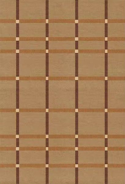 Modern Carpets Next to Bed, Contemporary Area Rugs for Bedroom, Mid Century Area Rugs, Modern Rugs under Dining Room Table-Silvia Home Craft