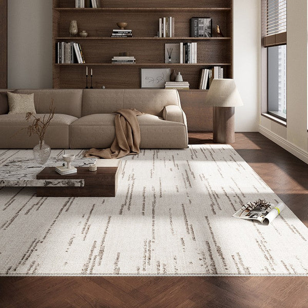 Mid Century Geometric Carpets, Abstract Modern Rugs for Living Room, Contemporary Modern Rugs Next to Bed, Modern Rugs under Dining Room Table-Silvia Home Craft