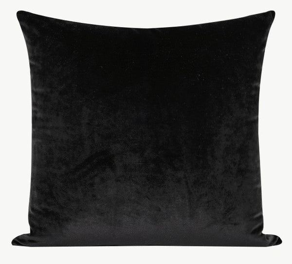 Contemporary Throw Pillow for Living Room, Modern Square Pillows, Abstract Black Throw Pillows for Couch, Simple Modern Sofa Throw Pillows-Silvia Home Craft