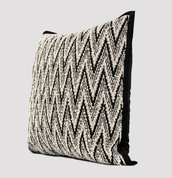 Large Abstract Throw Pillows for Couch, Modern Sofa Throw Pillows, Contemporary Throw Pillow for Living Room, Modern Square Pillows-Silvia Home Craft