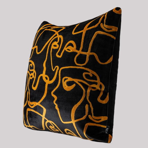 Modern Sofa Throw Pillows for Bedroom, Large Decorative Sofa Pillows, Abstract Contemporary Pillow for Couch-Silvia Home Craft