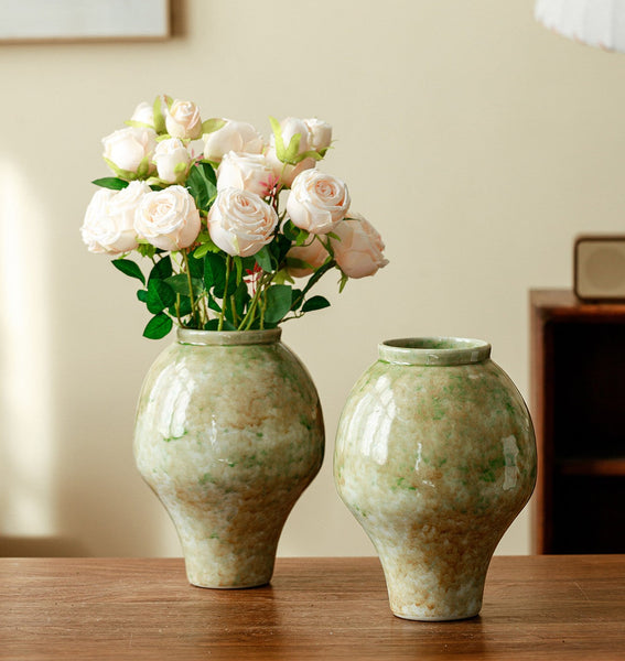Centerpiece Ceramic Bud Vases, Porcelain Flower Vases, Flower Vases on Table, Handmade Water Holding Flower Vase-Silvia Home Craft