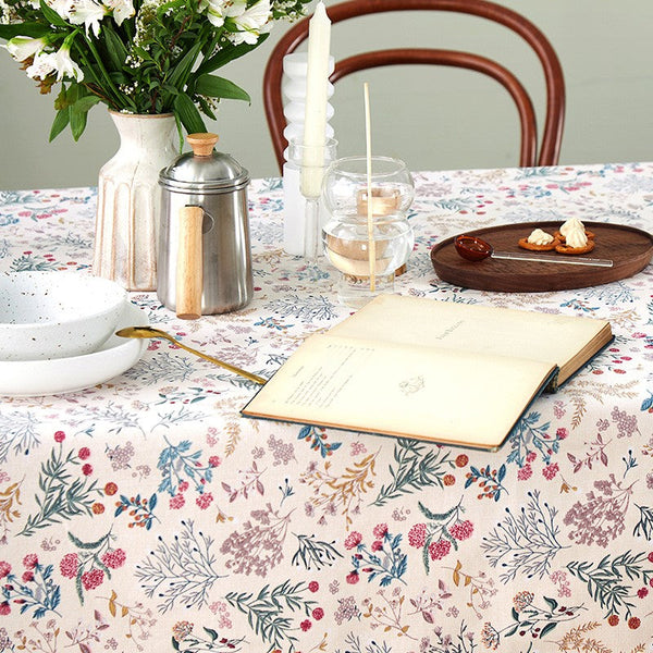 Large Rectangle Tablecloth for Dining Room Table, Rustic Table Covers for Kitchen, Country Farmhouse Tablecloth, Square Tablecloth for Round Table-Silvia Home Craft