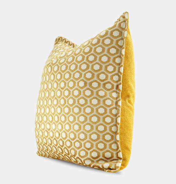 Modern Pillows for Couch, Decorative Pillow Covers, Large Modern Sofa Cushion, Yellow Decorative Throw Pillows for Living Room-Silvia Home Craft