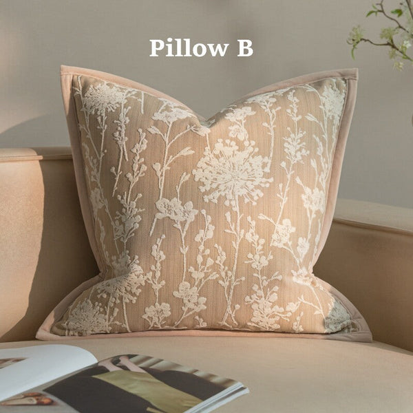 Modern Decorative Pillow Cover, Decorative Throw Pillows for Living Room, Decorative Pillow Arrangement Ideas for Couch, Modern Sofa Pillows-Silvia Home Craft