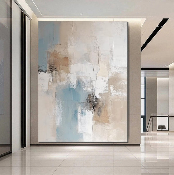 Bedroom Wall Art Ideas, Easy Painting Ideas for Living Room, Acrylic Painting on Canvas, Huge Canvas Paintings, Modern Abstract Wall Art, Large Painting for Sale-Silvia Home Craft