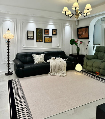 Large Modern Rugs for Living Room, Dining Room Floor Rugs, Modern Area Rugs under Sofa, Abstract Contemporary Rugs for Bedroom, Modern Carpets for Office-Silvia Home Craft