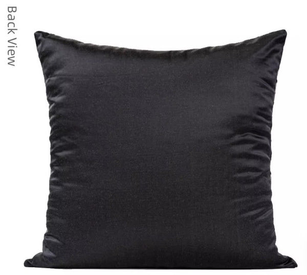 Abstract Decorative Throw Pillows, Geometric Contemporary Pillows, Blue Square Modern Throw Pillows for Couch, Large Simple Throw Pillow for Interior Design-Silvia Home Craft