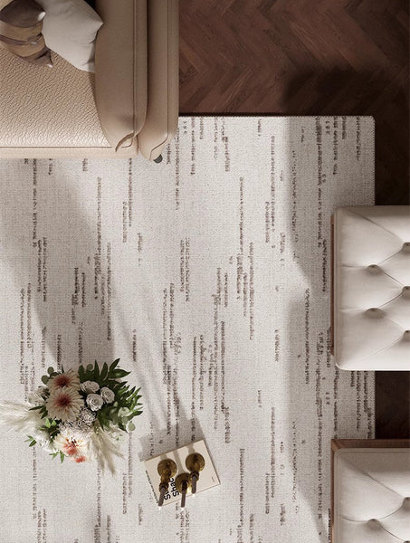 Mid Century Geometric Carpets, Abstract Modern Rugs for Living Room, Contemporary Modern Rugs Next to Bed, Modern Rugs under Dining Room Table-Silvia Home Craft