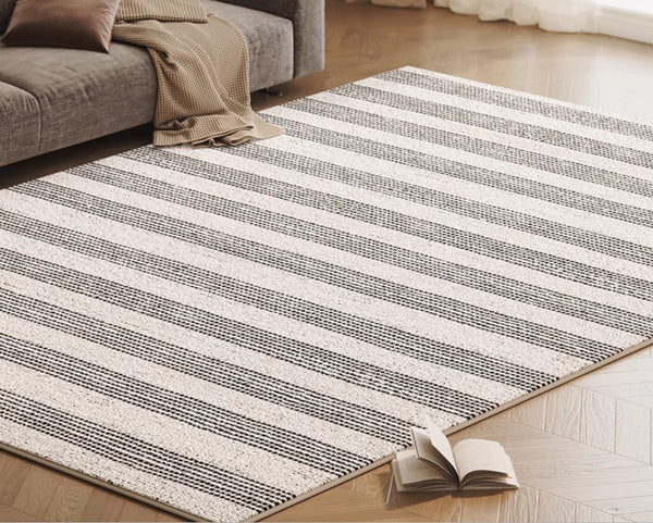 Contemporary Modern Rugs for Bedroom, Geometric Modern Rugs for Sale, Modern Rug Placement Ideas for Living Room, Abstract Rugs for Dining Room-Silvia Home Craft
