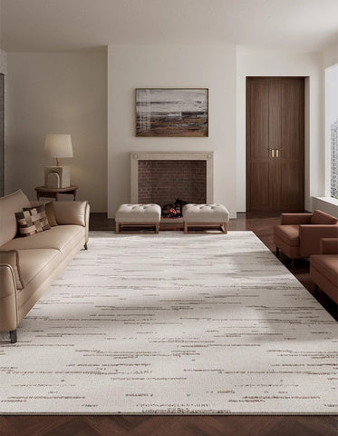Mid Century Geometric Carpets, Abstract Modern Rugs for Living Room, Contemporary Modern Rugs Next to Bed, Modern Rugs under Dining Room Table-Silvia Home Craft