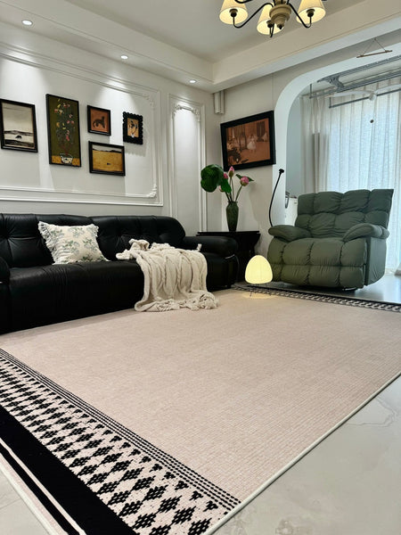 Large Modern Rugs for Living Room, Dining Room Floor Rugs, Modern Area Rugs under Sofa, Abstract Contemporary Rugs for Bedroom, Modern Carpets for Office-Silvia Home Craft