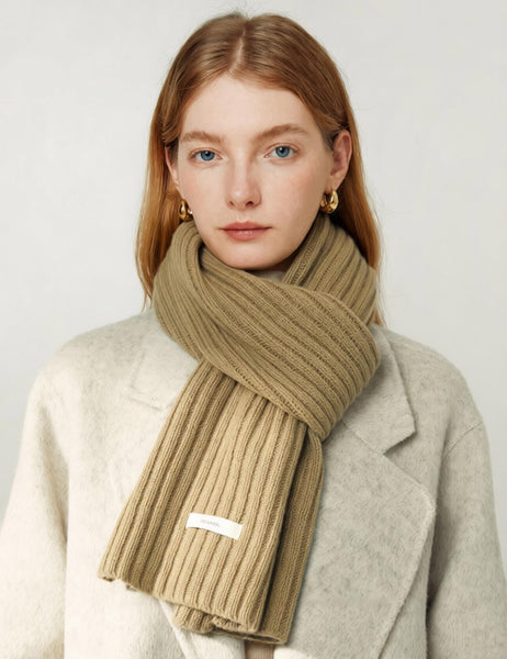 Casual Scarf for Women, Winter Wool Scarf, Unique Birthday Gift for Girl, Modern Wool Scarf for Women, Cold Weather Scarves, Soft Wool Scarf for Women-Silvia Home Craft