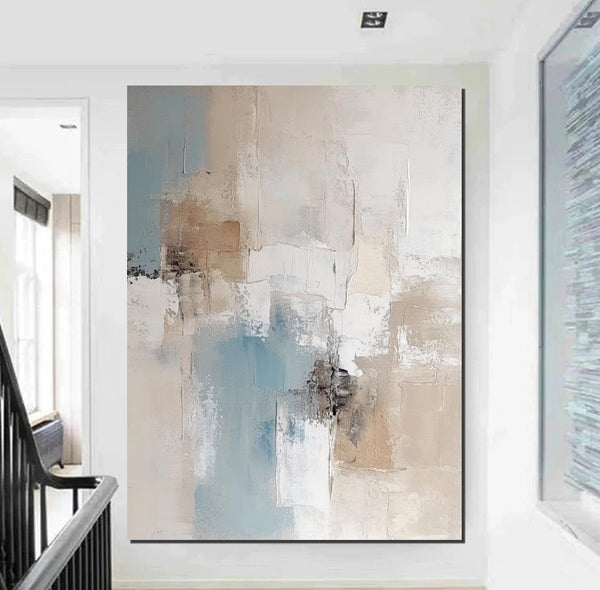 Bedroom Wall Art Ideas, Easy Painting Ideas for Living Room, Acrylic Painting on Canvas, Huge Canvas Paintings, Modern Abstract Wall Art, Large Painting for Sale-Silvia Home Craft