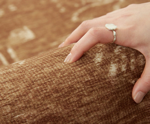 Mid Century Modern Rugs for Living Room, Geometric Contemporary Rugs, Abstract Contemporary Modern Rugs for Dining Room-Silvia Home Craft