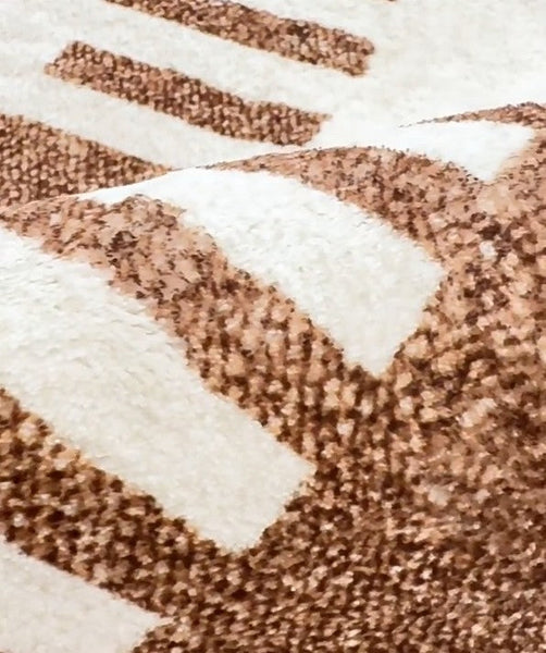 Modern Rugs under Dining Room Table, Mid Century Geometric Carpets, Abstract Modern Rugs for Living Room, Contemporary Modern Rugs Next to Bed-Silvia Home Craft