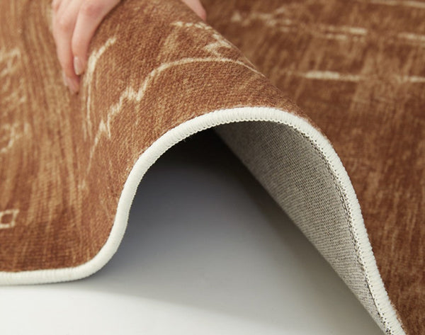 Mid Century Modern Rugs for Living Room, Geometric Contemporary Rugs, Abstract Contemporary Modern Rugs for Dining Room-Silvia Home Craft