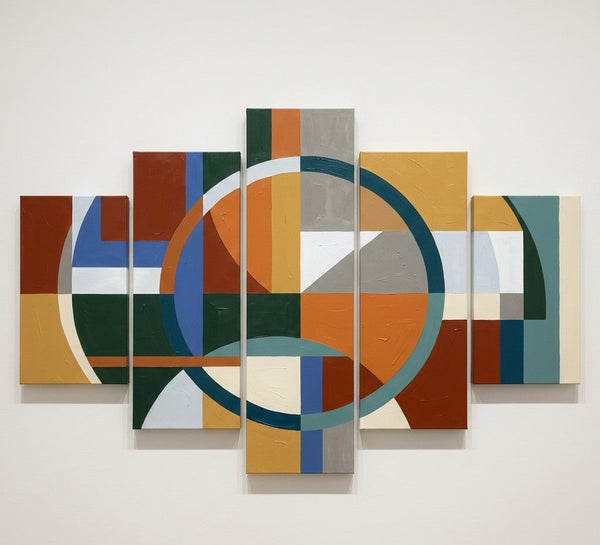 Acrylic Abstract Wall Art Paintings, Original Abstract Paintings, Modern Canvas Artwork for Living Room-Silvia Home Craft