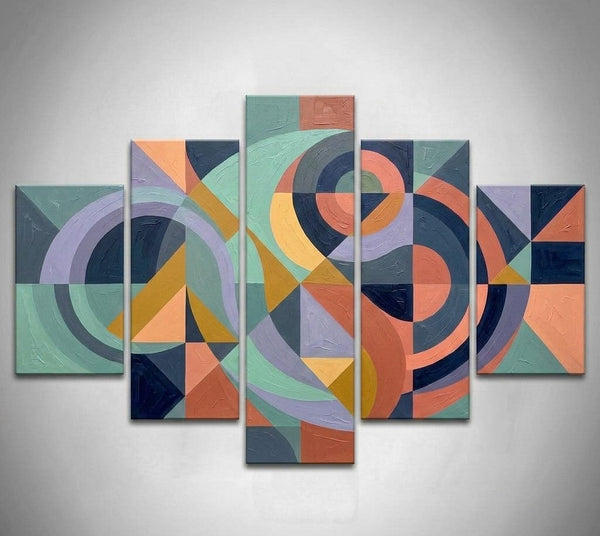 Original Abstract Paintings, Modern Canvas Artwork for Living Room, Large Abstract Wall Art Paintings-Silvia Home Craft