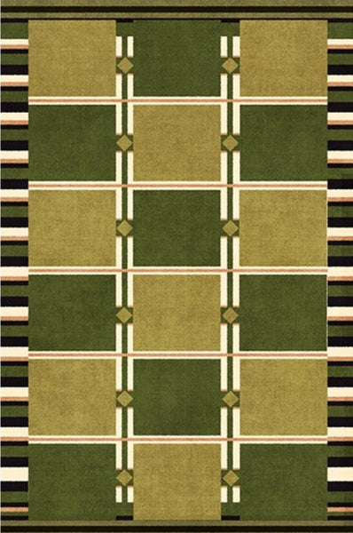 Contemporary Modern Rugs, Geometric Contemporary Rugs Next to Bed, Modern Rugs for Dining Room, Mid Century Area Rugs for Living Room-Silvia Home Craft