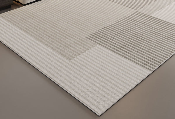 Geometric Modern Rugs for Dining Room, Large Modern Living Room Rugs, Abstract Contemporary Area Rugs for Bedroom, Dining Room Floor Carpets-Silvia Home Craft