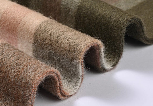 Warm Winter Scarf, Cold Weather Scarf, Soft Cashmere Scarf for Women, Checked Scarf Winter Wool Scarf, Elegant Wool Scarves, Holiday Scarf, Fashion Scarf, Christmas Gifts for Her-Silvia Home Craft