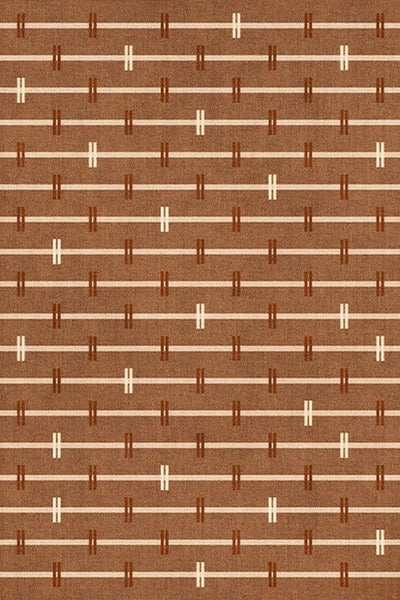 Extra Large Modern Rugs under Dining Room Table, Contemporary Geometric Carpets, Mid Century Contemporary Modern Rugs, Brown Modern Rugs for Living Room-Silvia Home Craft