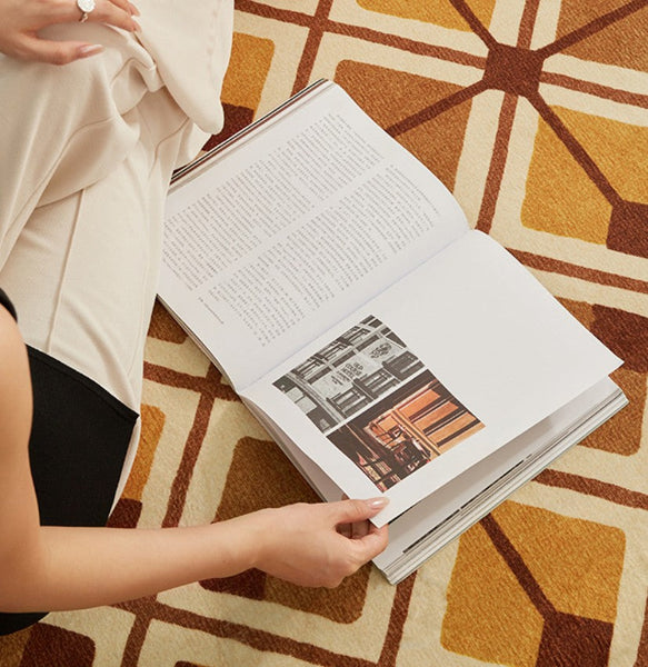 Bedroom Modern Round Rugs, Dining Room Contemporary Round Rugs, Modern Rug Ideas for Living Room, Circular Modern Rugs under Chairs-Silvia Home Craft