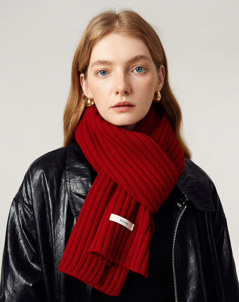 Unique Birthday Gift for Girl, Modern Wool Scarf for Women, Casual Scarf for Women, Winter Wool Scarf, Cold Weather Scarves, Soft Wool Scarf for Women-Silvia Home Craft