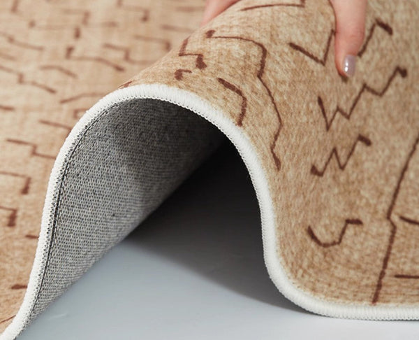 Modern Rugs for Dining Room, Bedroom Modern Rugs, Abstract Geometric Modern Rugs, Contemporary Modern Rugs for Living Room-Silvia Home Craft