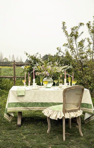 Farmhouse Table Cloth, Lilies of the Valley, Flower Pattern Tablecloth, Rectangle Tablecloth for Dining Room Table, Square Tablecloth, Wedding Tablecloth, Waterproof Tablecloth-Silvia Home Craft