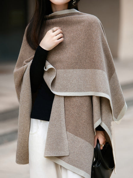 Camel Brown Wool Scarf, Soft Wool Scarf for women, Christmas Holiday Gift, Evening Wrap, Large Winter Shawl, Elegant Shawl, Warm Cape, Winter Scarves, Winter Shawl-Silvia Home Craft