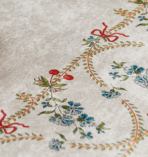 Spring Flower Table Covers for Round Table, Large Modern Rectangle Tablecloth for Dining Table, Farmhouse Table Cloth for Oval Table, Square Tablecloth for Kitchen-Silvia Home Craft