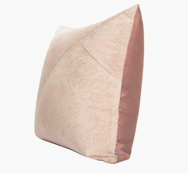 Pink Modern Sofa Throw Pillows, Large Decorative Throw Pillows for Couch, Abstract Contemporary Throw Pillow for Living Room-Silvia Home Craft