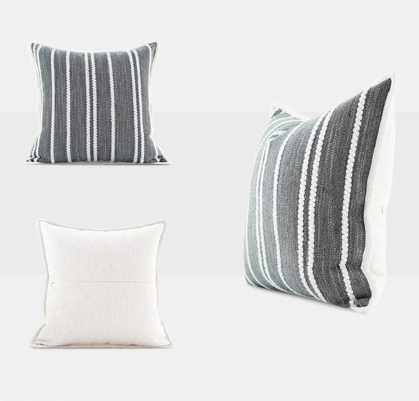 Contemporary Modern Sofa Pillows, Large Throw Pillow for Interior Design, Simple Decorative Throw Pillows, Large Square Modern Throw Pillows for Couch-Silvia Home Craft