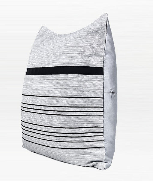 Modern Sofa Pillow, Simple Black and White Modern Throw Pillows, Throw Pillow for Couch, Decorative Throw Pillows, Throw Pillow for Living Room-Silvia Home Craft