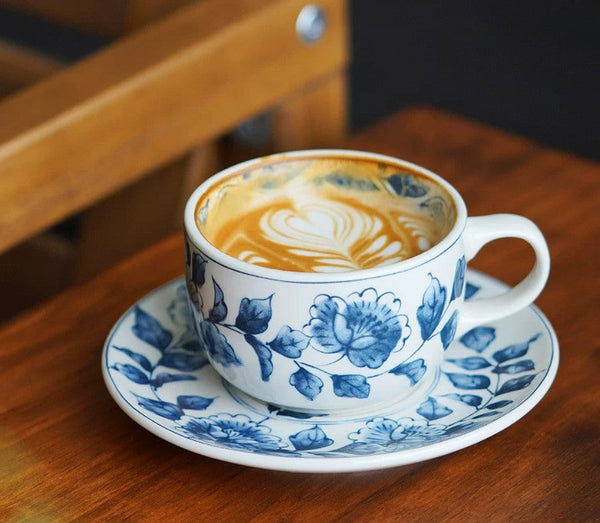 Classic British Tea Cups, Traditional Tea Cup Set, Porcelain Tea Cups, Floral Tea Cup Set, Elegant Tea Cup With Saucer, Ceramic Tea Cup with Saucer, Tea Cup Set, Vintage Tea Cup Set, Modern Ceramic Cups-Silvia Home Craft