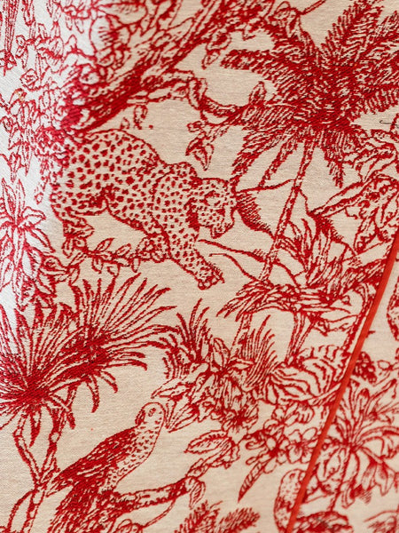 Jungle Animals Leopard Parrot Pattern Tablecloth for Home Decoration, Modern Rectangle Tablecloth for Dining Room Table, Large Square Tablecloth, Christmas Tablecloth-Silvia Home Craft