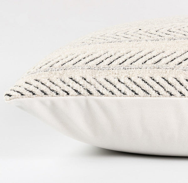 Extra Large Decorative Pillows for Couch, Modern Sofa Pillows, Contemporary Throw Pillows for Living Room, Modern Square Pillows-Silvia Home Craft