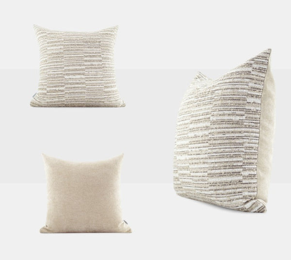 Luxury Modern Sofa Pillows, Large Square Pillows, Decorative Throw Pillows for Couch, Decorative Pillows for Living Room, Modern Throw Pillows-Silvia Home Craft
